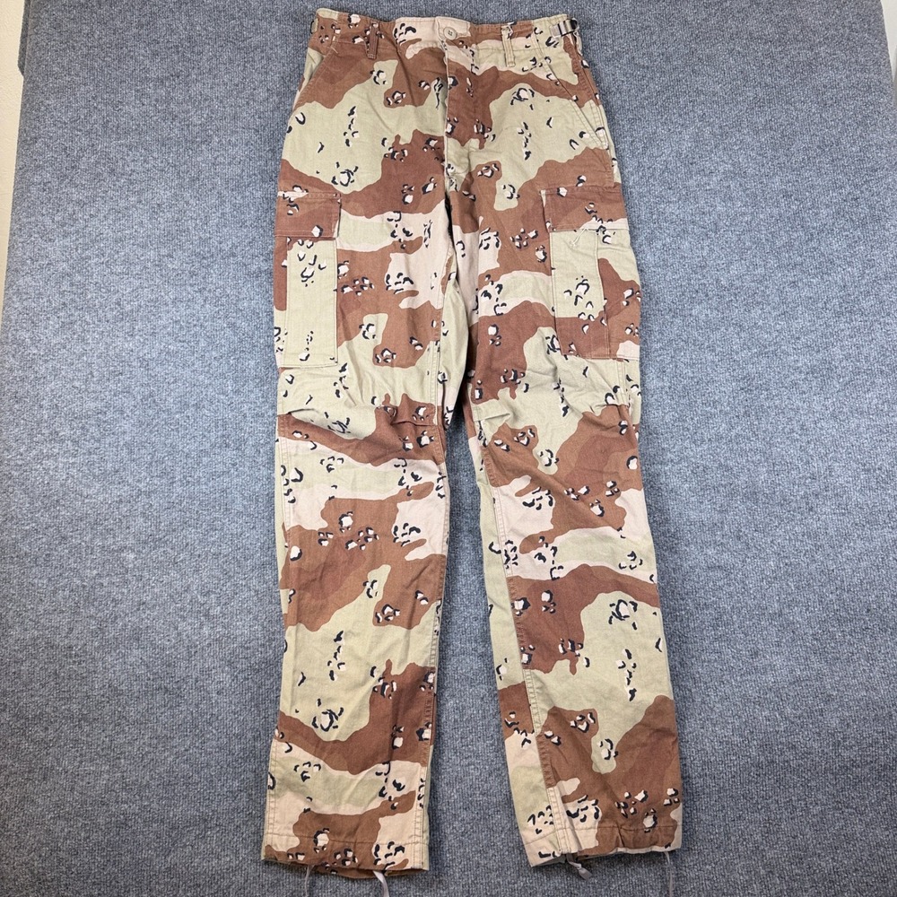 Vintage Chocolate Chip Camo Pants Mens Small 30x34 Desert Storm Military 90s